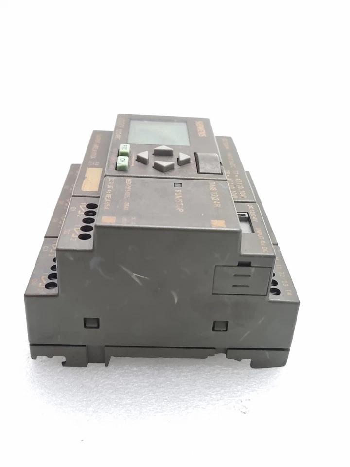 Siemens 6ED1052-1MD00-0BA5 Logo 12/24RC With 6ED1055-1MB00-0BA1 Expansion Module